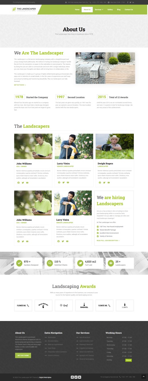 Landscaping - About Us